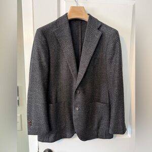 Proper Cloth 40 short herringbone Charcoal Men's Blazer